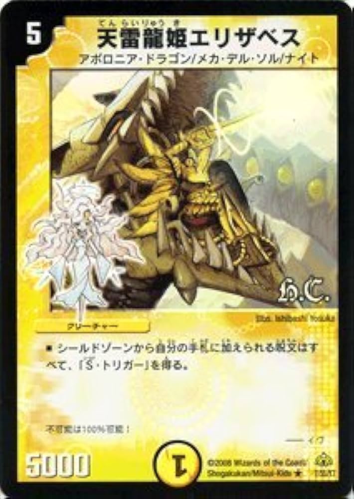 デュエルマスターズ 天雷龍姫エリザベス　エラーカード　プロモ Amazon.co.jp: デュエルマスターズ 【大会優勝プロモ】 天雷龍姫